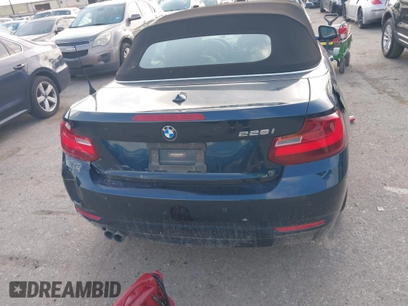 2015 BMW 2 Series 228i with VIN WBA1K5C58FV473737, listed as a IAAI auction lot 42383363 with Not provided miles and . Bid and sale history available at DreamBid. Image 16.