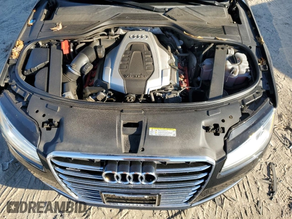 2015 Audi A8 L 3.0T with VIN WAU3GAFD1FN017875, listed as a Copart auction lot 88210815 with 124,720 mi miles and Salvage Title. Bid and sale history available at carsss.com. Image 11.