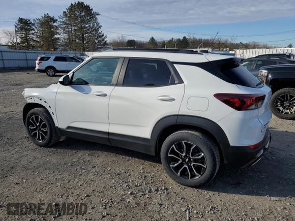 2023 Chevrolet TrailBlazer ACTIV with VIN KL79MSSL0PB096836, listed as a Copart auction lot 50789545 with 13,670 mi miles and Salvage Title. Bid and sale history available at DreamBid. Image 2.