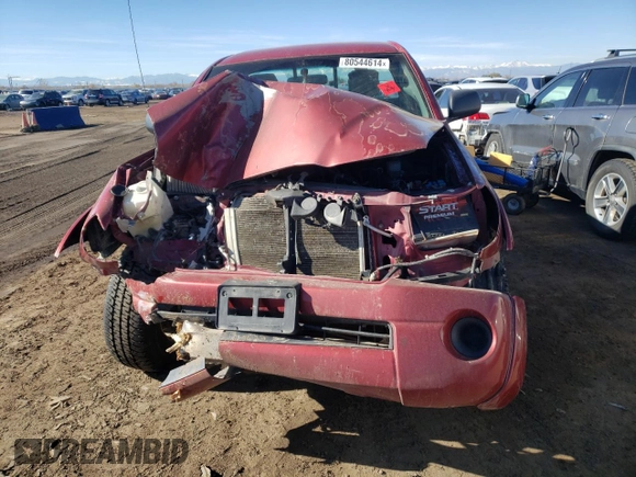 2006 Toyota Tacoma with VIN 5TEPX42N96Z293870, listed as a Copart auction lot 80544614 with 228,486 mi miles and Salvage Title. Bid and sale history available at carsss.com. Image 5.