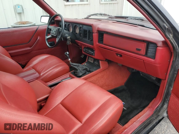 1983 Ford Mustang GT with VIN 1FABP27F0DF213498, listed as a Copart auction lot 81106344 with 13,008 mi miles and Salvage title. Bid and sale history available at DreamBid. Image 12.