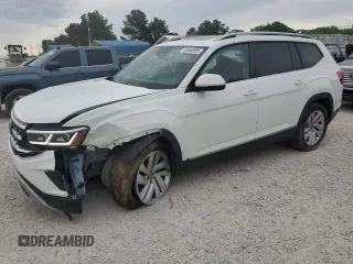2021 Volkswagen Atlas SEL z VIN 1V2BR2CA8MC545073, wystawiony jako Copart lot #55650985 z przebiegiem 51 598 mil mil oraz Szkoda całkowita • Salvage title. Historia ofert i sprzedaży dostępna na DreamBid. Obrazek 1.