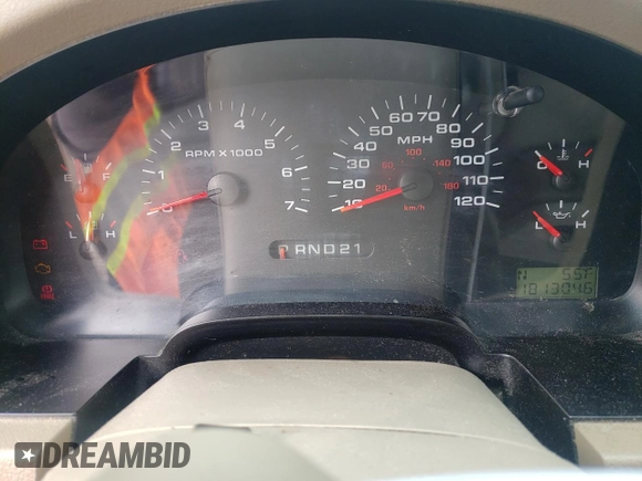 2005 Ford F-150 XL with VIN 1FTRF14585KC00914, listed as a Copart auction lot 43589325 with 181,304 mi miles and Salvage Title. Bid and sale history available at carsss.com. Image 9.