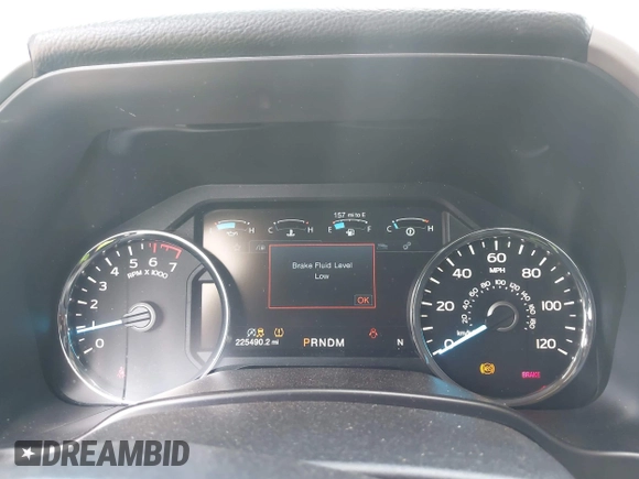 2019 Ford F-150 XL with VIN 1FTEW1C47KKF08272, listed as a IAAI auction lot 42243288 with 225,490 mi miles and . Bid and sale history available at DreamBid. Image 15.