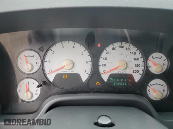 2008 Dodge 1500 ST with VIN 1D7HU18268J110453, listed as a Copart auction lot 70216684 with 642,835 mi miles and Salvage Title. Bid and sale history available at carsss.com. Image 9.