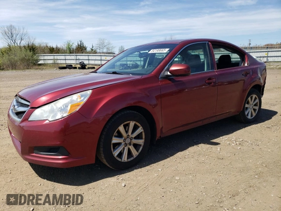 2012 Subaru Legacy 2.5i Premium with VIN 4S3BMCG62C3003056, listed as a Copart auction lot 54198665 with 123,545 mi miles and Salvage Title. Bid and sale history available at carsss.com. Image 1.