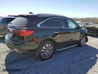2014 Acura MDX Tech Pkg with VIN 5FRYD4H40EB013800, listed as a Copart auction lot 49662435 with 96,820 mi miles and Salvage Title. Bid and sale history available at carsss.com. Image 3.