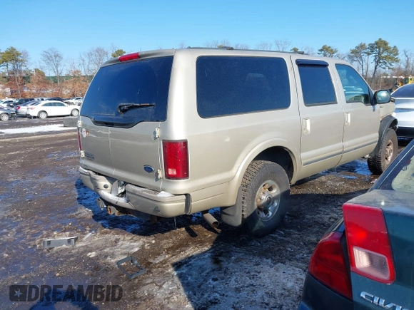 2005 Ford Excursion Limited с VIN 1FMNU43S85ED45734, выставлен на аукционе IAAI как лот 41414423 с пробегом 210 259 миль миль и . История ставок и продаж доступна на DreamBid. Изображение 4.