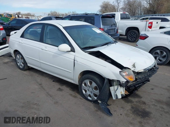 2009 Kia Spectra EX z VIN KNAFE221195608345, wystawiony jako IAAI lot #41950015 z przebiegiem 173 645 mil mil oraz . Historia ofert i sprzedaży dostępna na DreamBid. Obrazek 1.