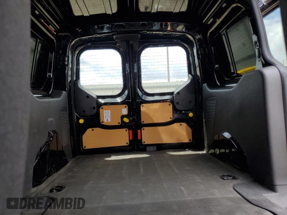 2017 Ford Transit Connect XLT with VIN NM0LS7F79H1324491, listed as a Copart auction lot 60055345 with 128,463 mi miles and Salvage title. Bid and sale history available at DreamBid. Image 10.