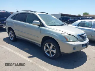 2006 Lexus RX 400h z VIN JTJHW31U160021658, wystawiony jako IAAI lot #42375286 z przebiegiem 282 655 mil mil oraz . Historia ofert i sprzedaży dostępna na DreamBid. Obrazek 1.