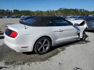 2017 Ford Mustang V6 with VIN 1FATP8EM8H5271878, listed as a Copart auction lot 50373315 with 47,406 mi miles and Salvage Title. Bid and sale history available at carsss.com. Image 3.