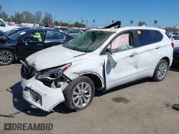 2017 Buick Envision Essence with VIN LRBFXBSA2HD237325, listed as a IAAI auction lot 39874196 with 95,819 mi miles and . Bid and sale history available at carsss.com. Image 16.