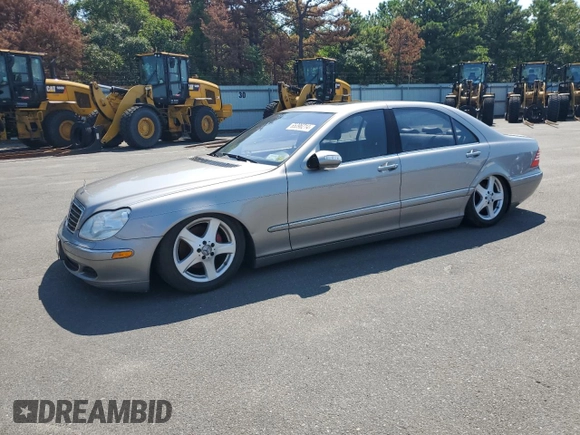 2004 Mercedes-Benz S-Class with VIN WDBNG75J24A412348, listed as a Copart auction lot 65396214 with 0 mi miles and Clean Title. Bid and sale history available at carsss.com. Image 1.