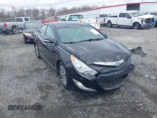 2015 Hyundai Sonata Hybrid Limited with VIN KMHEC4A44FA122722, listed as a IAAI auction lot 41817351 with 144,286 mi miles. Bid and sale history available at carsss.com. Image 1.