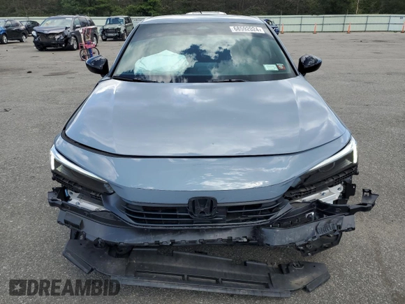 2024 Honda Civic Sedan Sport with VIN 2HGFE2F58RH509791, listed as a Copart auction lot 68592024 with 12,640 mi miles and Salvage Title. Bid and sale history available at carsss.com. Image 5.