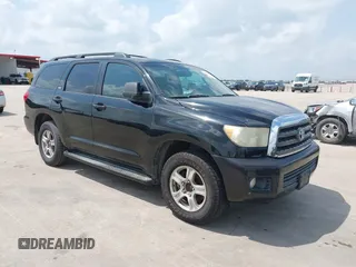 2010 Toyota Sequoia SR5 with VIN 5TDZM5G13AS002430, listed as a IAAI auction lot 42128187 with 230,817 mi miles. Bid and sale history available at carsss.com. Image 1.