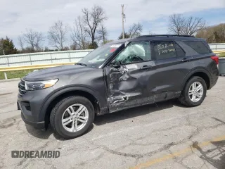 2020 Ford Explorer XLT with VIN 1FMSK8DH4LGB09859, listed as a Copart auction lot 50464775 with 42,541 mi miles and Salvage Title. Bid and sale history available at carsss.com. Image 1.