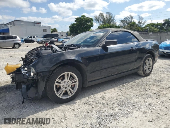 2012 Ford Mustang V6 with VIN 1ZVBP8EM5C5252216, listed as a Copart auction lot 55965755 with 135,502 mi miles and Salvage title. Bid and sale history available at DreamBid. Image 1.