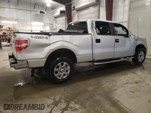 2013 Ford F-150 XL with VIN 1FTFW1ET9DKG50599, listed as a Copart auction lot 55136475 with 146,807 mi miles and Salvage Title. Bid and sale history available at carsss.com. Image 3.