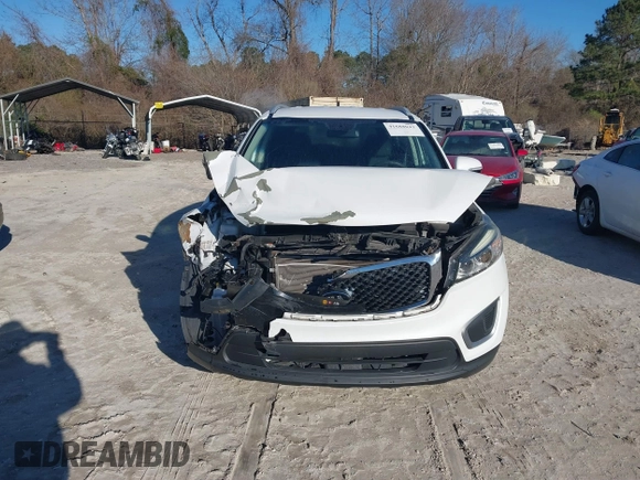 2017 Kia Sorento LX with VIN 5XYPG4A33HG255838, listed as a IAAI auction lot 41688042 with 50,187 mi miles. Bid and sale history available at carsss.com. Image 13.