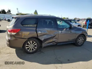 2015 Nissan Pathfinder S with VIN 5N1AR2MN5FC640834, listed as a Copart auction lot 61502805 with 149,780 mi miles and Salvage title. Bid and sale history available at DreamBid. Image 3.