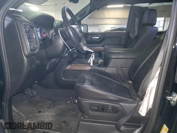 2019 Chevrolet Silverado 1500 High Country with VIN 1GCUYHEL7KZ157342, listed as a Copart auction lot 41569715 with 41,099 mi miles and Salvage Title. Bid and sale history available at carsss.com. Image 7.