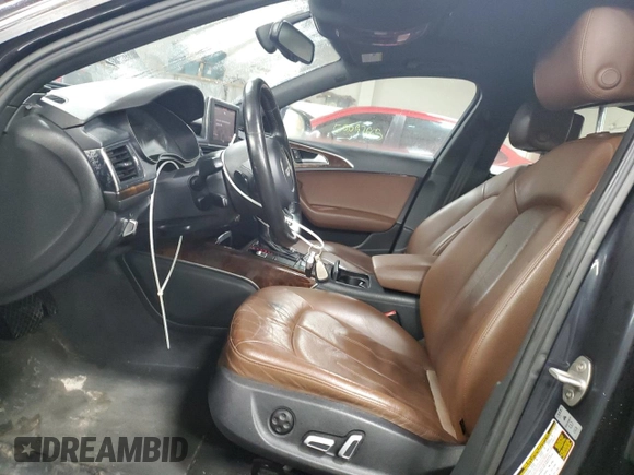 2017 Audi A6 Premium with VIN WAUF8AFC0HN046384, listed as a Copart auction lot 50129315 with 125,262 mi miles and Salvage Title. Bid and sale history available at carsss.com. Image 7.