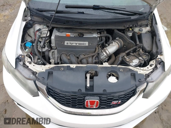2015 Honda Civic Sedan Si with VIN 2HGFB6E58FH707610, listed as a IAAI auction lot 41420340 with 100,122 mi miles. Bid and sale history available at carsss.com. Image 10.