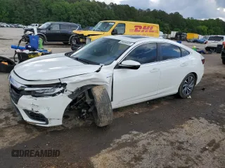 2019 Honda Insight Touring z VIN 19XZE4F94KE034653, wystawiony jako Copart lot #56658035 z przebiegiem 79 828 mil mil oraz Szkoda całkowita • Salvage title. Historia ofert i sprzedaży dostępna na DreamBid. Obrazek 1.