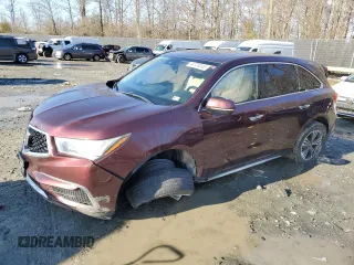 2017 Acura MDX with VIN 5FRYD4H38HB043946, listed as a Copart auction lot 44726245 with 135,660 mi miles and Salvage Title. Bid and sale history available at carsss.com. Image 1.