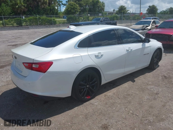 2018 Chevrolet Malibu LT with VIN 1G1ZD5ST9JF155654, listed as a IAAI auction lot 42554278 with 103,359 mi miles and . Bid and sale history available at DreamBid. Image 4.