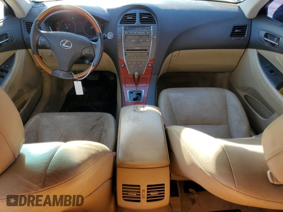 2007 Lexus ES 350 with VIN JTHBJ46G672071217, listed as a Copart auction lot 47377895 with 182,993 mi miles and Salvage Title. Bid and sale history available at carsss.com. Image 8.