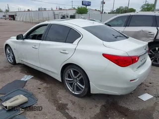 2017 Infiniti Q50 3.0t Premium with VIN JN1EV7AP9HM732825, listed as a IAAI auction lot 41908792 with 102,661 mi miles. Bid and sale history available at carsss.com. Image 3.