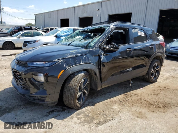 2022 Chevrolet TrailBlazer RS with VIN KL79MTSL1NB129698, listed as a Copart auction lot 69228913 with 28,617 mi miles. Bid and sale history available at carsss.com. Image 1.