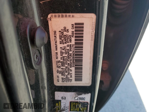 2010 Pontiac Vibe 1SA z VIN 5Y2SP6E83AZ411170, wystawiony jako Copart lot #47581925 z przebiegiem 274 411 mil mil oraz Czysty tytuł • Clean title. Historia ofert i sprzedaży dostępna na DreamBid. Obrazek 14.