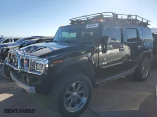 2008 Hummer H2 SUV with VIN 5GRGN238X8H106240, listed as a Copart auction lot 86766444 with 158,590 mi miles and Salvage Title. Bid and sale history available at carsss.com. Image 1.