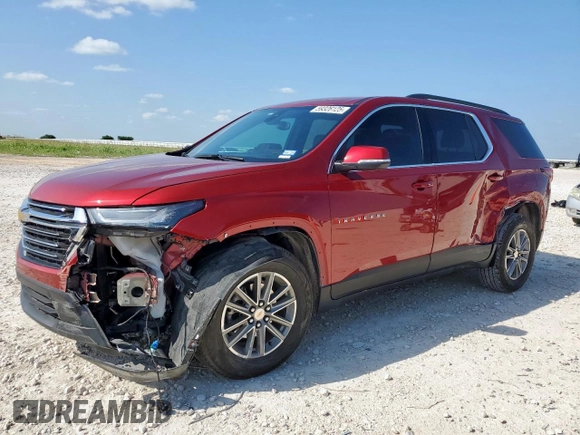 2023 Chevrolet Traverse LT Cloth with VIN 1GNERGKWXPJ277286, listed as a Copart auction lot 59326125 with 20,032 mi miles and Salvage title. Bid and sale history available at DreamBid. Image 1.