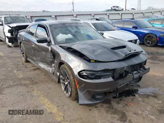 2023 Dodge Charger Scat Pack Widebody with VIN 2C3CDXGJ1PH608306, listed as a IAAI auction lot 41520864 with 40,000 mi miles. Bid and sale history available at carsss.com. Image 1.