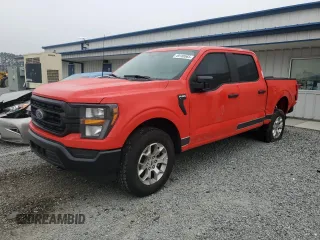 2023 Ford F-150 with VIN 1FTFW1P85PKD82406, listed as a Copart auction lot 49188565 with 32,982 mi miles and Salvage title. Bid and sale history available at DreamBid. Image 1.