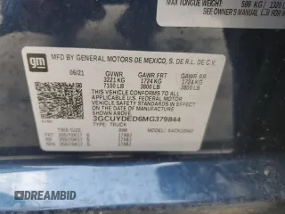 2021 Chevrolet Silverado 1500 LT with VIN 3GCUYDED6MG379844, listed as a Copart auction lot 49415765 with 86,118 mi miles and Salvage Title. Bid and sale history available at carsss.com. Image 12.