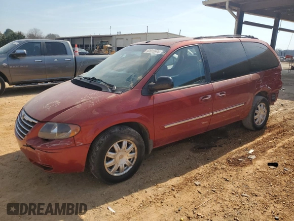 2006 Chrysler Town & Country LWB Touring with VIN 2A4GP54L96R859205, listed as a Copart auction lot 43915644 with 0 mi miles and Salvage Title. Bid and sale history available at carsss.com. Image 1.