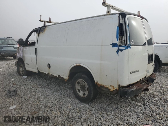 2003 Chevrolet Express Cargo with VIN 1GCGG25V131207053, listed as a Copart auction lot 70749474 with Not Provided miles and Clean Title. Bid and sale history available at DreamBid. Image 2.