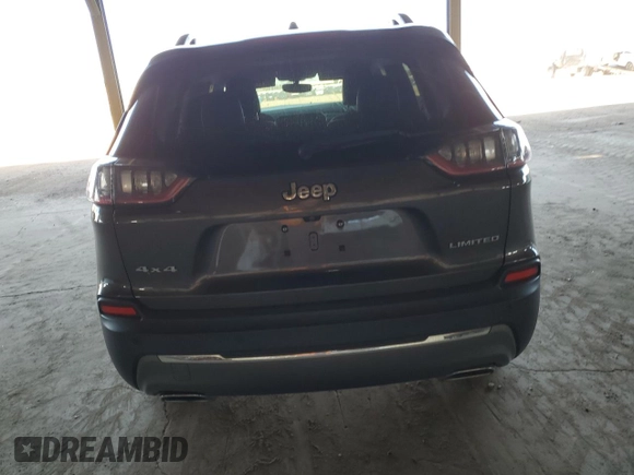 2019 Jeep Cherokee Limited with VIN 1C4PJMDX9KD414948, listed as a Copart auction lot 55845725 with Not Provided miles and Salvage Title. Bid and sale history available at DreamBid. Image 6.