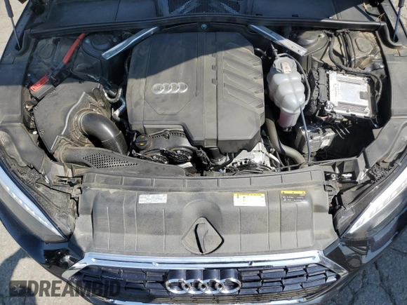 2022 Audi A5 Sportback Premium Plus with VIN WAUCBCF58NA034892, listed as a Copart auction lot 47989574 with 44,537 mi miles and . Bid and sale history available at DreamBid. Image 11.