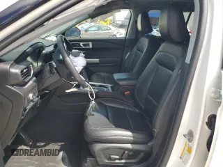 2022 Ford Explorer XLT with VIN 1FMSK8DH0NGB18321, listed as a Copart auction lot 50718605 with 21,047 mi miles and Salvage Title. Bid and sale history available at DreamBid. Image 7.