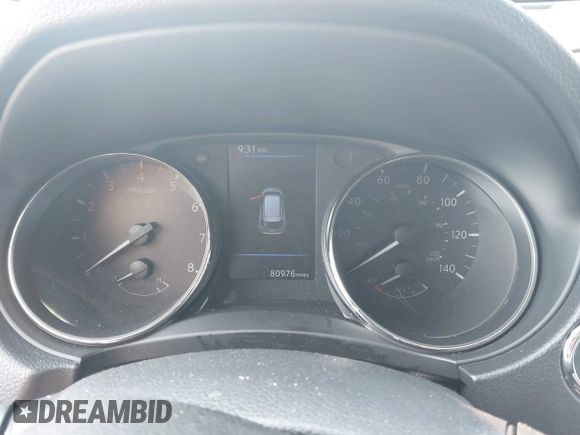 2019 Nissan Rogue SV with VIN KNMAT2MT2KP544859, listed as a IAAI auction lot 42389458 with 80,976 mi miles and . Bid and sale history available at DreamBid. Image 7.