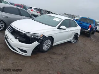2019 Volkswagen Jetta S with VIN 3VWN57BU9KM099365, listed as a IAAI auction lot 41766148 with 26,105 mi miles. Bid and sale history available at carsss.com. Image 2.