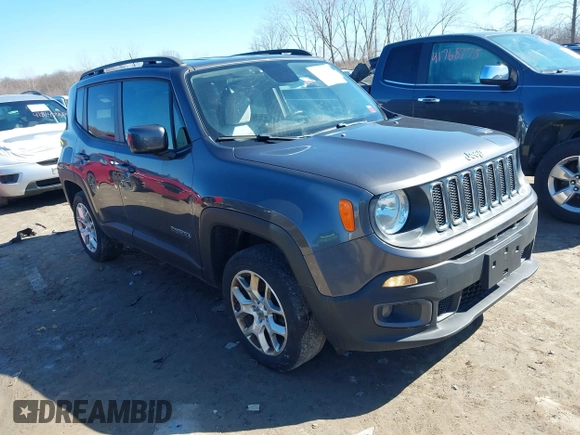 2017 Jeep Renegade Altitude z VIN ZACCJBBB6HPF01825, wystawiony jako IAAI lot #41785507 z przebiegiem 150 529 mil mil oraz . Historia ofert i sprzedaży dostępna na DreamBid. Obrazek 1.