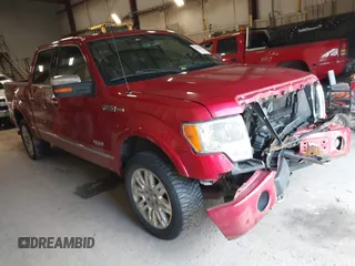2012 Ford F-150 XL with VIN 1FTFW1ET9CFA79509, listed as a IAAI auction lot 41754105 with 188,497 mi miles. Bid and sale history available at carsss.com. Image 1.